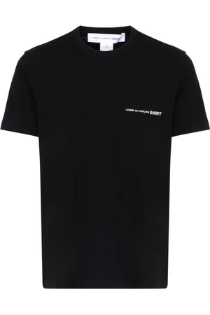 Comme des Garçons Koszulki, Mężczyzna, Czarny, L, Dzianinowa koszulka męska w kolorze czarnym