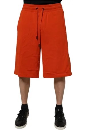 Dolce & Gabbana Szorty, Mężczyzna, Czerwony, M, Czerwone Bermudy z Bawełny
