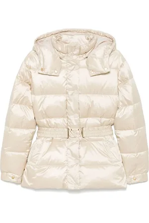 Twin-Set Kurtki, Kobieta, Biały, S, Nylon, Elegancka Biała Kurtka Puchowa