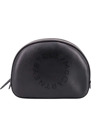 Stella McCartney Torebki, Kobieta, Czarny, ONE SIZE, Czarny Akcesoria Zamek Logo Przód