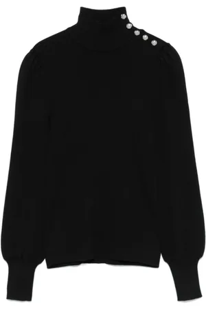 Ralph Lauren Swetry, Kobieta, Czarny, M, Dworina sweter z długim rękawem