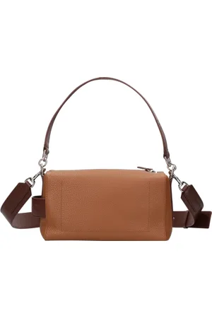 Hogan Torebki, Kobieta, brązowy, ONE SIZE, Skóra, Ziarnista skóra Mini torba do kręgli