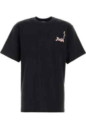 J.W.Anderson Koszulki, Mężczyzna, Niebieski, L, Granatowy Bawełniany T-shirt