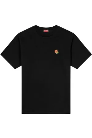 Kenzo Koszulki, Kobieta, Czarny, L, Casual Bawełniany T-shirt