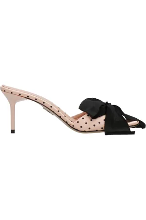 ANIYE BY Buty, Kobieta, Wielobarwność, 37 EU, Satinowe Sandały z Wstążką w Groszki