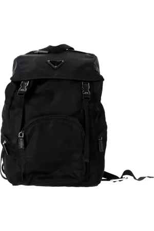 Prada Pre-owned, Kobieta, Czarny, ONE SIZE, Nylon, Pre-owned Nylon backpacks