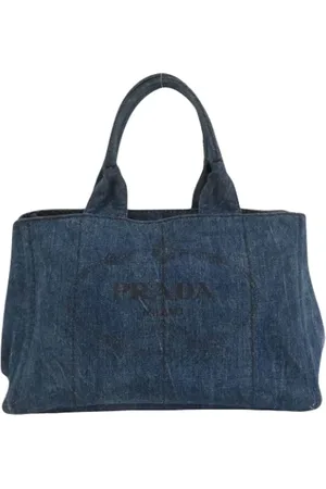 Prada Pre-owned, Kobieta, Niebieski, ONE SIZE, Denim, Pre-owned Denim prada-bags