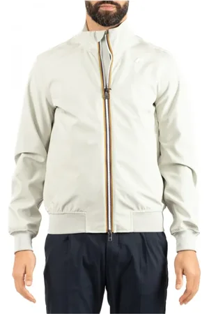 K-Way Kurtki, Mężczyzna, Beżowy, 2XL, Stylowa Lekka Kurtka