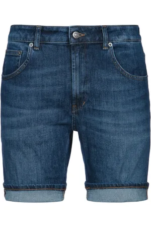 Dondup Szorty, Mężczyzna, Niebieski, W34, Derick Bermuda Shorts