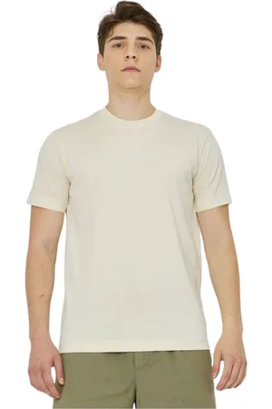 John Richmond Koszulki, Mężczyzna, Biały, S, Bawełniany T-shirt z Logo na Przodzie