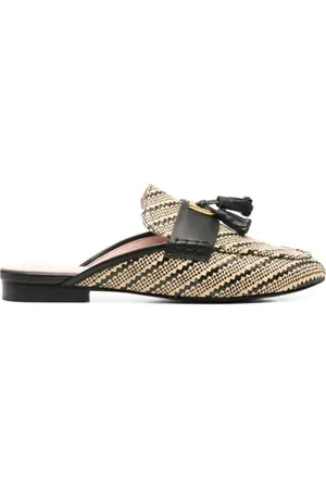 Coccinelle Buty, Kobieta, Wielobarwność, 37 EU, Czarne Sandały Beat Bicolor Straw