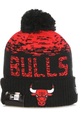 New Era Akcesoria, Mężczyzna, Czarny, ONE SIZE, Czapka z pomponem Chicago Bulls