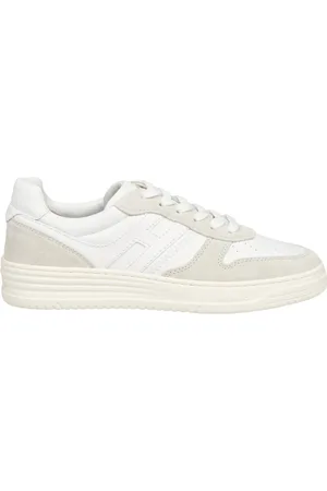 Hogan Buty, Mężczyzna, Biały, 41 EU, Zamsz, Białe Sneakersy dla Mężczyzn Stylowy Komfort