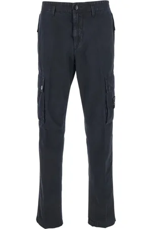 Stone Island Spodnie, Mężczyzna, Niebieski, W30, Starzone Spodnie