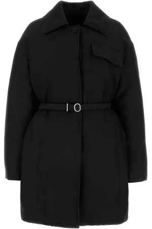 Jil Sander Kurtki, Kobieta, Czarny, M, Nylon, Ciepła kurtka puchowa na zimę