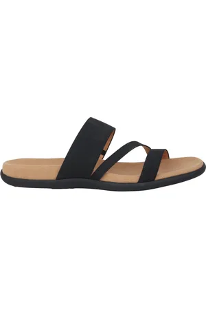 Gabor Buty, Kobieta, Czarny, 39 EU, Elastyczna tekstylna sandałki damskie - czarne