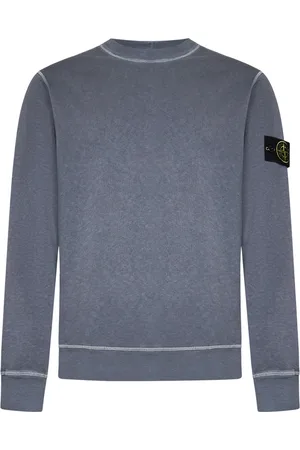 Stone Island Bluzy, Mężczyzna, Niebieski, L, Jasnoniebieski Sweter Stylowa Moda