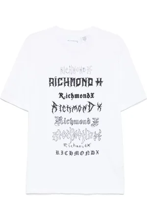 John Richmond Koszulki, Mężczyzna, Biały, L, Białe T-shirty i Pola