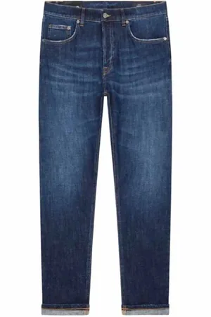Dondup Jeansy, Mężczyzna, Niebieski, W35, Bawełna, Ikoniczne Regular Fit Jeansyy
