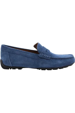 Geox Buty, Mężczyzna, Niebieski, 41 EU, Stylowe Mokasyny dla Mężczyzn