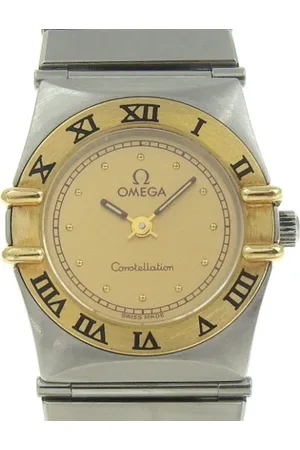 Omega Pre-owned, Kobieta, Żółty, ONE SIZE, Pre-owned Stainless Steel watches