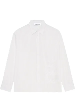 Etudes Koszule, Mężczyzna, Biały, M, Oversize Patch Koszula