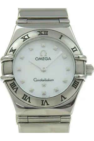 Omega Pre-owned, Kobieta, Biały, ONE SIZE, Pre-owned Stainless Steel watches