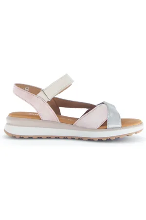 Gabor Buty, Kobieta, Wielobarwność, 37 1/2 EU, Zamsz, Damski Sandał w Wielu Kolorach - Stylowe Obuwie