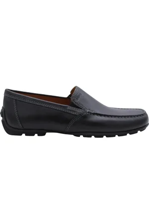 Geox Buty, Mężczyzna, Czarny, 40 EU, Klasyczne Skórzane Mokasyny
