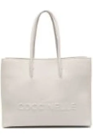 Coccinelle Torebki, Kobieta, Beżowy, ONE SIZE, Ivory Pebbled Skórzana Torba Damska