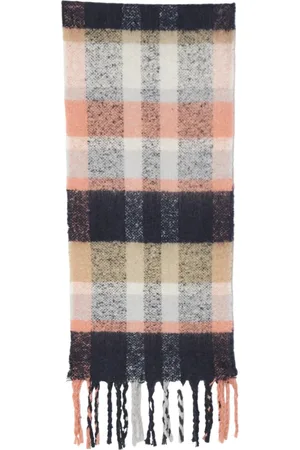 Barbour Akcesoria, Kobieta, Wielobarwność, ONE SIZE, Wzorzysty szalik z poliestru z frędzlami
