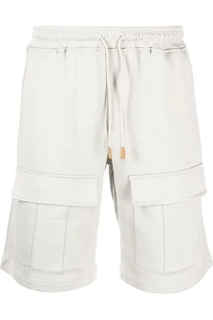 ELEVENTY Szorty, Mężczyzna, Biały, 2XL, Nylon, Casual Bermuda Cargo Szorty w Zielonym