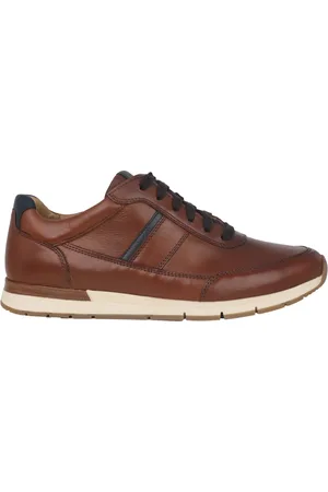 Gabor Buty, Mężczyzna, brązowy, 40 1/2 EU, Skóra, Brązowe Męskie Sneakersy Skóra Kolekcja Wyprzedaż