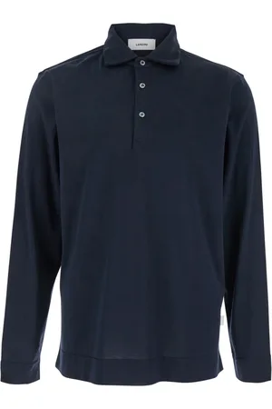 LARDINI Koszulki, Mężczyzna, Niebieski, XL, Stylowe Koszulki Polo dla Mężczyzn