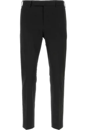 PT Torino Spodnie, Mężczyzna, Czarny, 3XL, Czarne Spodnie Slim Fit z Elastanu