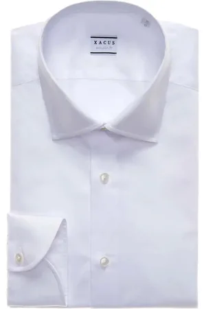 Xacus Koszule, Mężczyzna, Biały, 2XL, Twill Evolution Classic Fit Solid Coloreck koszula