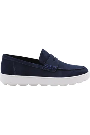 Geox Buty, Mężczyzna, Niebieski, 40 EU, Sacro Mokasyny Buty