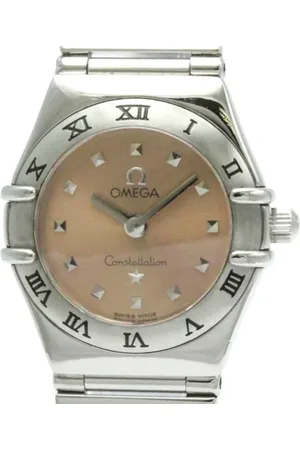 Omega Pre-owned, Kobieta, Pomarańczowy, ONE SIZE, Pre-owned Stainless Steel watches