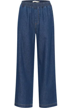 INWEAR Jeansy, Kobieta, Niebieski, S, Bawełna, Niebieskie Dżinsowe Spodnie Pullon