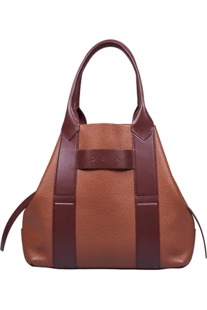 Hogan Torebki, Kobieta, brązowy, ONE SIZE, Brązowa Torba Shopper Elegancja
