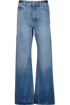 Paco rabanne Jeansy, Kobieta, Niebieski, W28, Denim, Denim Signature 1969 Niebieski Wyprany