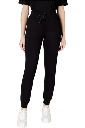 Armani Exchange Spodnie, Kobieta, Czarny, L, Spodnie sportowe damskie z elastycznym pasem
