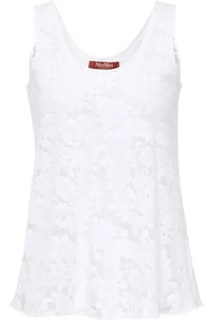 Max Mara Koszulki, Kobieta, Biały, XS, Nowoczesna Czarna Sukienka