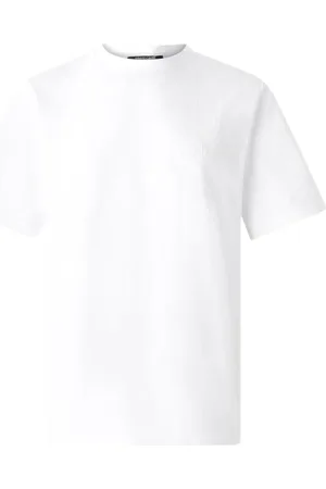 Roberto Cavalli Koszulki, Mężczyzna, Biały, L, T-shirt z wzorem skóry węża