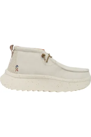 Hey dude Buty, Kobieta, Biały, 39 EU, Zamsz, Zamszowe botki z gumową podeszwą