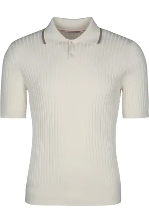 Brunello Cucinelli Koszulki, Mężczyzna, Beżowy, L, Klasyczny Polo Shirt