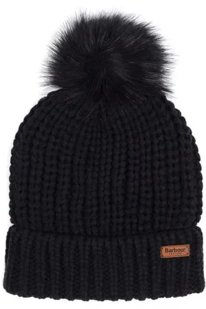 Barbour Akcesoria, Kobieta, Czarny, ONE SIZE, Komplet czapka i szalik bawełniany