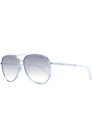 Guess Akcesoria, Mężczyzna, Szary, ONE SIZE, Męskie Szare Okulary Przeciwsłoneczne Aviator
