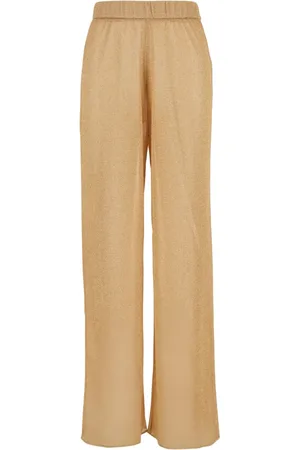 Oseree Spodnie, Kobieta, brązowy, S, Tech Fabric Elastic Waist Pants Grey