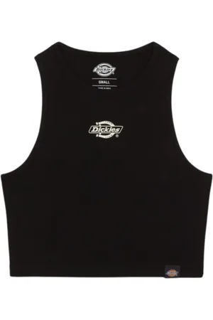 Dickies Koszulki, Kobieta, Czarny, M, Powers Vest Tank Top